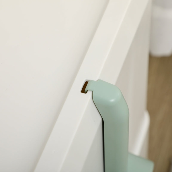 Rootz kattsandlåda med lock - 1 skräp - Avtagbar bottenlåda - Mintgrön + Vit - 50 cm x 40 cm x 40 cm