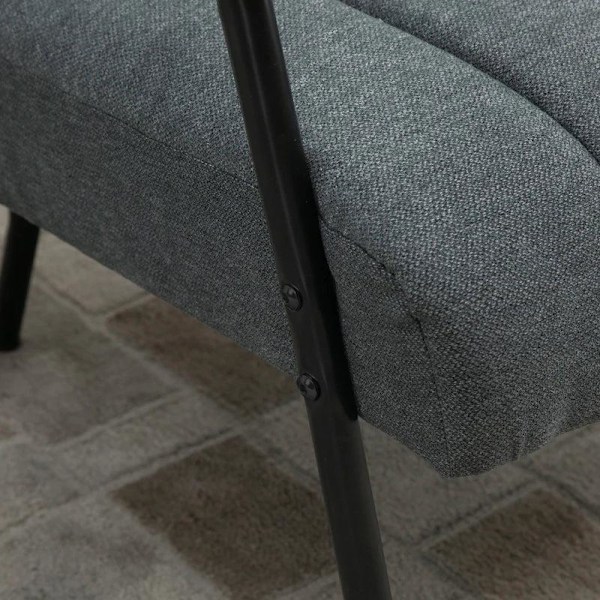 Rootz polstret lænestol - Dobbeltsædesofa - Retro Design - Fløjl