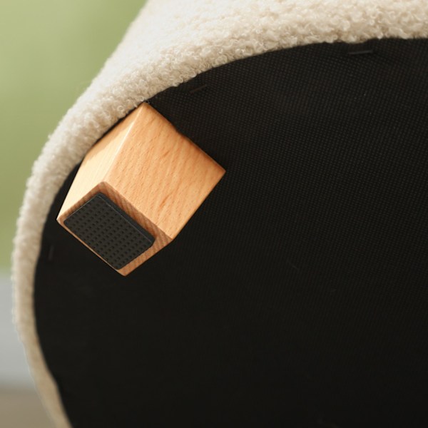 Rootz Round Stole With Storage - FootSnol - Ottoman - Rummelig 31,8L Storage - Ø45 X 41H CM - Brun