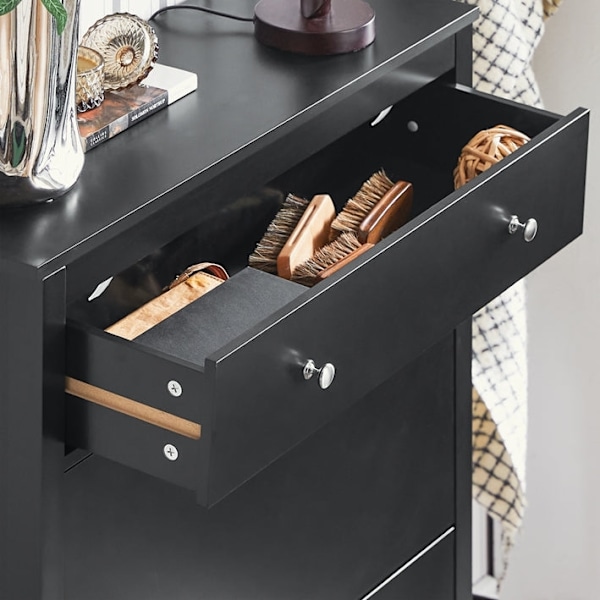 Rootz Skoskåp - Entréförvaring - Skoorganisator - MDF - Rymlig låda - 80cm x 108cm x 25cm - Förköp till 2024-10-16