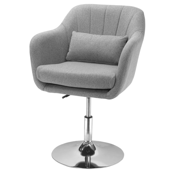 Rootz arbetspall - Snurrstol - Bänkstol - Barstol - Justerbar i höjdled - 360° vridbar - Maximal komfort - 60W x 60D x 79-91H cm - Linneliknande polye