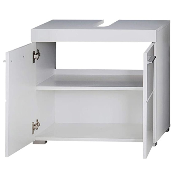 udefineret White/Eik High gloss