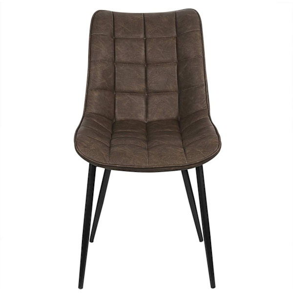 Rootz Set med 4 matstolar - Moderna köksstolar - Snygga sittplatser - Slitstarkt konstläder - Ergonomisk komfort - Golvskydd - 46cm x 40,5cm x 85,5cm
