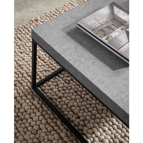 Rootz Modern soffbord - Samtida bord - Minimalistisk tabell - Spacebesparing Design - 60 cm x 60 cm x 38 cm