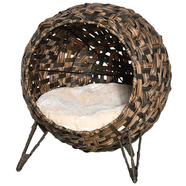 Rootz Cat House - Cat Soveplats - Cat Cave - Pet House - Brun