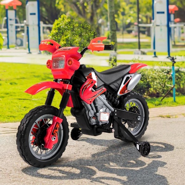 Rootz Motorcycle - Children's Motorcycle - Electric Motorcycle - Red/black - 102 X 53 X 66 Cm