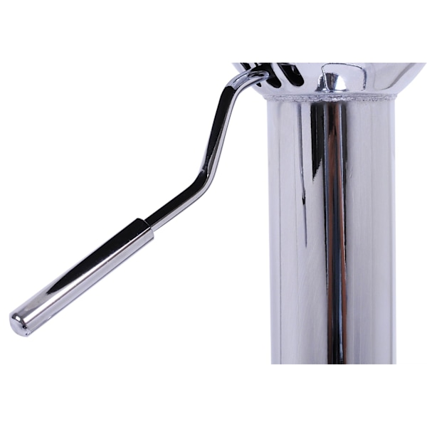 Rootz Designer barstol - Moderne barstol - Justerbar bordstol - Komfortabel, holdbar, nem vedligeholdelse - Imiteret læder - 39 cm x 38,5 cm, Højde 63