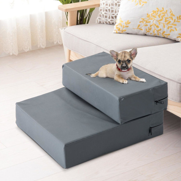 Rootz Animal Stairs Mat - Harmaa - Nahka, Vaahtomuovi - 26,38 cm x 15,35 cm x 3,94 cm