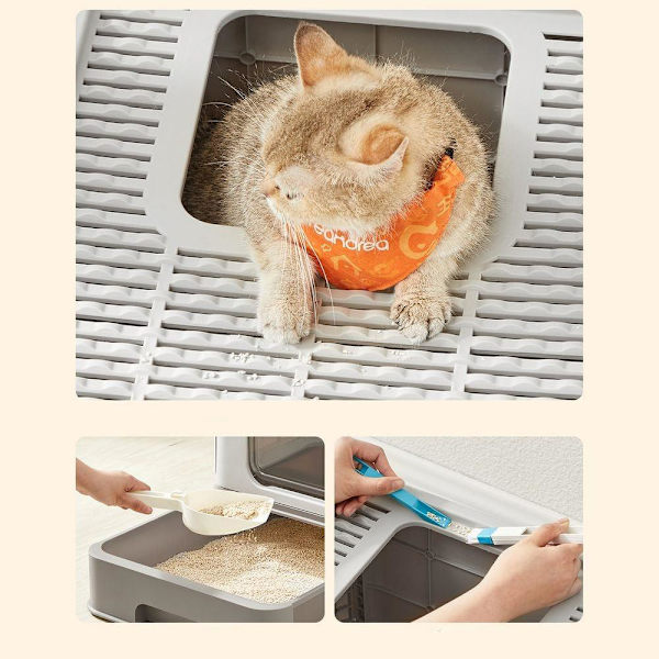 Rootz kattlåda - Kattlåda - Kattskåp - Kattlåda Katthus - Kattgrotta - Kattskåp - Med lock
