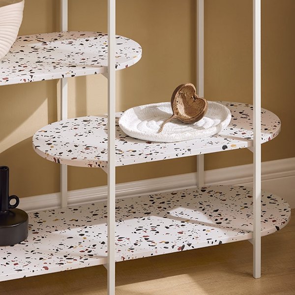 Rootz konsolbord - Entrébord - Gangbord - Åbent opbevaringsrum - 120 cm x 86 cm x 40 cm - MDF (E1) - Metalramme