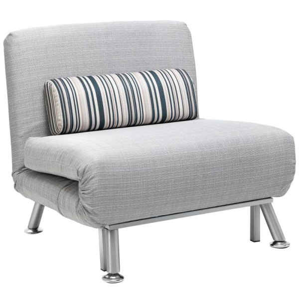 Rootz Justerbar soffa - Hopfällbar säng - Gästsäng - Bäddsoffa - Fällbar madrass - Grå - 75 X 70 X 75 Cm