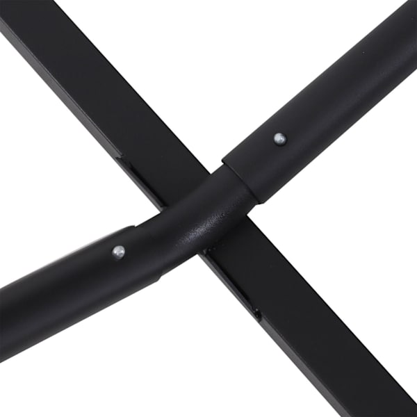 Rootz hængekøjestander - sort - metal - 141,73 cm x 36,22 cm x 45,27 cm