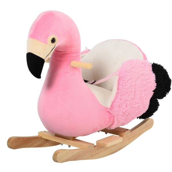 Rootz Rocking Toy Flamingo - Vaaleanpunainen - Pehmo, Polypropee