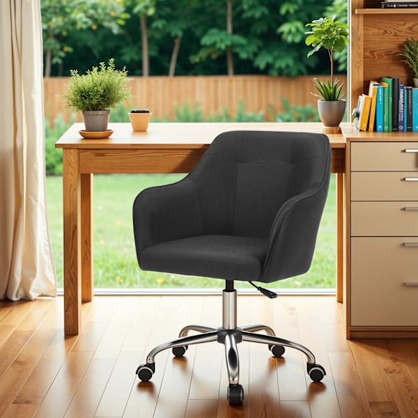Rootz Justerbar kontorstol - Drejestol - skrivebordsstol - Optimal komfort - 65 x 69 x (83-93) cm
