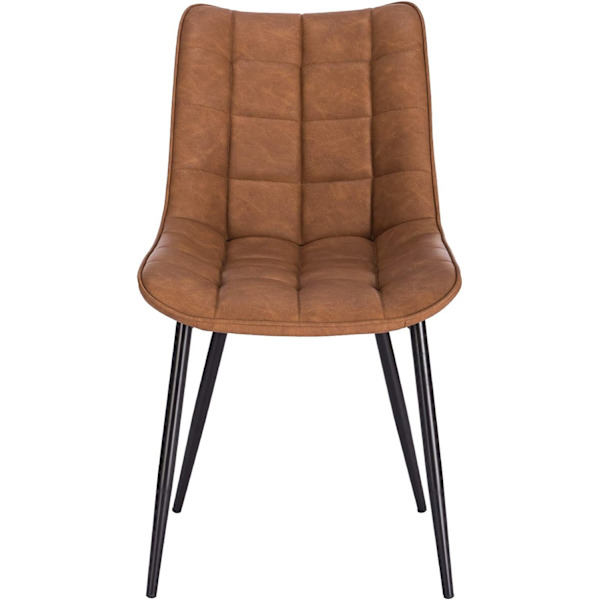 Rootz matstolsset - Snygga sittplatser - Bekväma stolar - konstläder - Ergonomisk design - Slitstark metallram - 46cm x 40,5cm x 85,5cm
