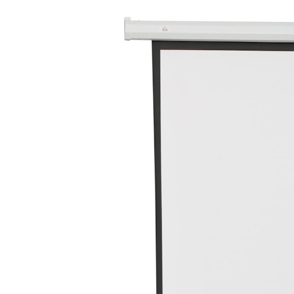 Rootz motoriserad projektorduk - Bioduk - Projektionsduk - Slitstarkt tyg - 171cm x 130cm - Vit - Kompakt design