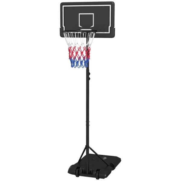Rootz Basketball Stand - Højdejusterbar - Mobil - Fyldbar - Spræ