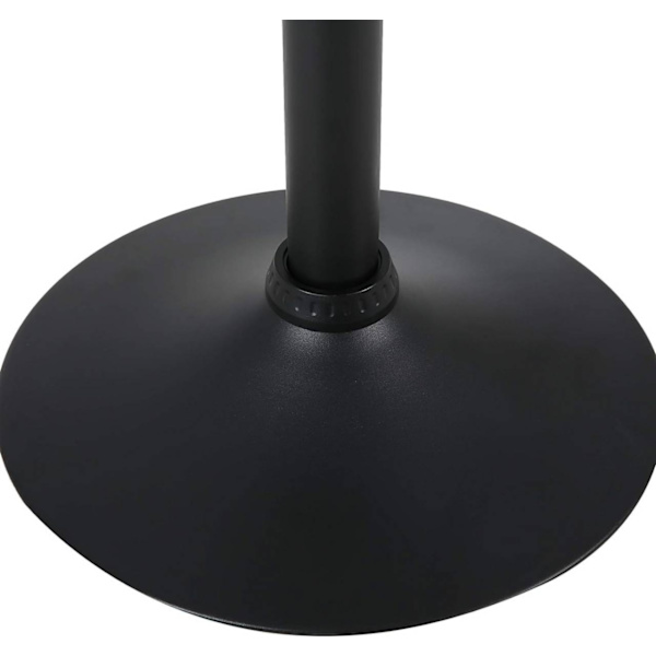 Rootz Barpall - Kökspall - Bänkpall - Ergonomisk sittplats - Stomme i konstläder/metall - Justerbar höjd - 38,5 cm x 39 cm