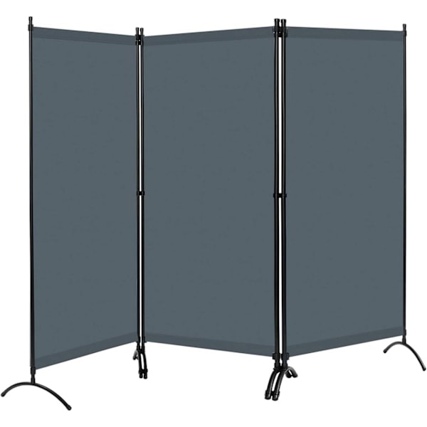 Rootz Room Divider Screen - Sekretesspartition - Vikbar Privacy Screen - 160g/m² Polyester - 255cm x 181cm - Användning inomhus/utomhus