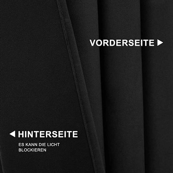 Rootz Luxurious Velvet mørklægningsgardiner - Privatlivsgardiner - Lysblokerende paneler - Materiale af høj kvalitet - Nem installation - Kan maskinva
