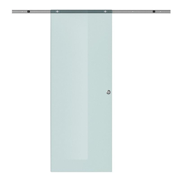 Rootz skjutdörr i glas - skjutdörr - glasdörr - frostad glasdörr - 775 X 2050 mm