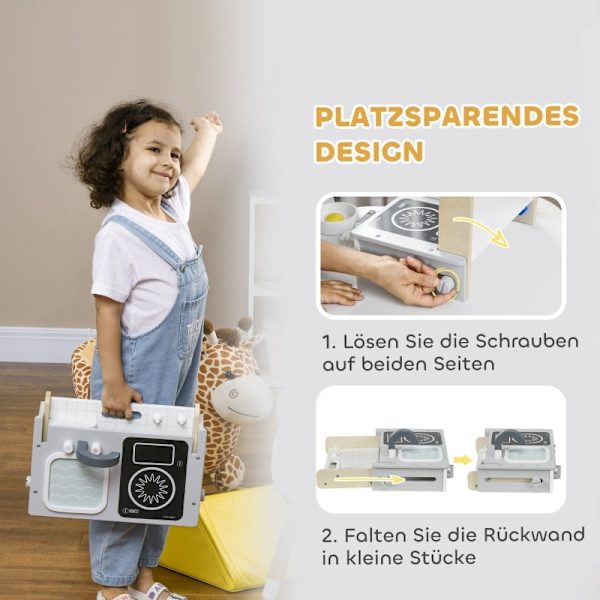 Rootz Barnköksset - Leksaksköksset - Lekköket - Uppmuntrar fantasin - Presentförpackning - Barnvänligt material - 36cm x 21,5cm x 25cm