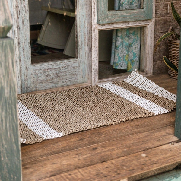 Rootz Seagrass matto 120x60 cm SEWU | Raidallinen meriruohomatto