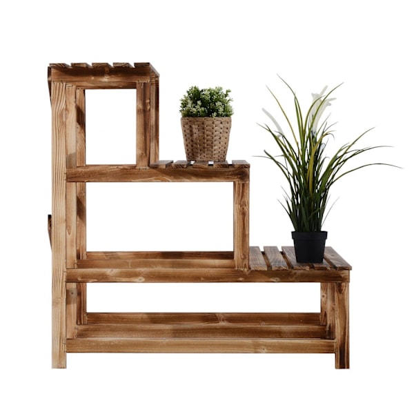 Rootz Plantetrappe - Bruin - Fyrtræ - 31,49 cm x 31,49 cm x 31,49 cm