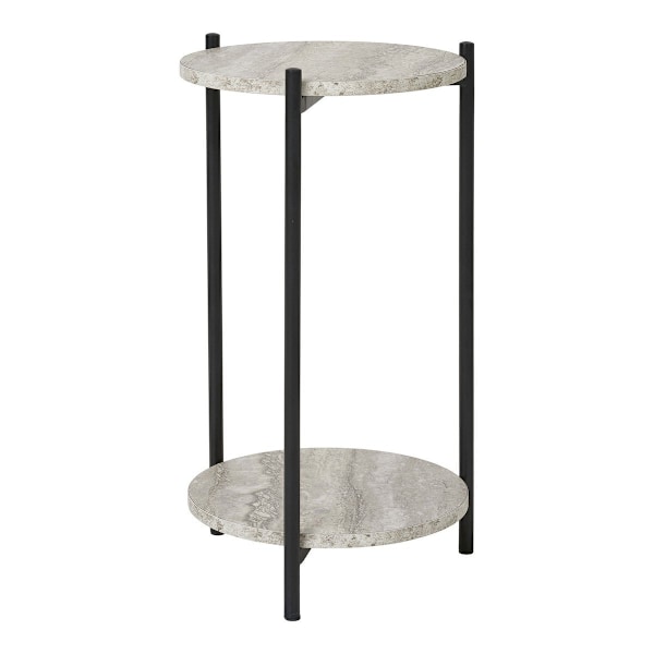 Rootz Leuven sidobord - Modernt slutbord - Accenttabell - Space -Saving Design - Ø27cm x 46cm
