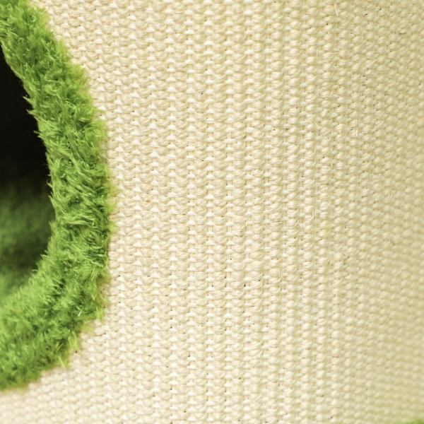 Rootz Scratching Barrel for Cats - Scratching Paradise - Sleeping Retreat - Sisal & Plush Comfort - 38cm x 38cm x 52cm