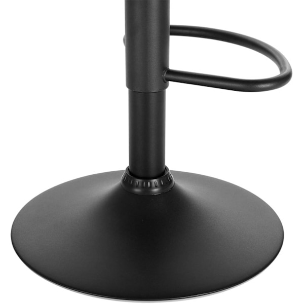 Rootz baarijakkara - Velvet-tasotuoli - Säädettävä baarituoli - Ergonominen muotoilu, kestävä rakenne, Säädettävä korkeus - 42,5 cm x 35 cm, Korkeus: