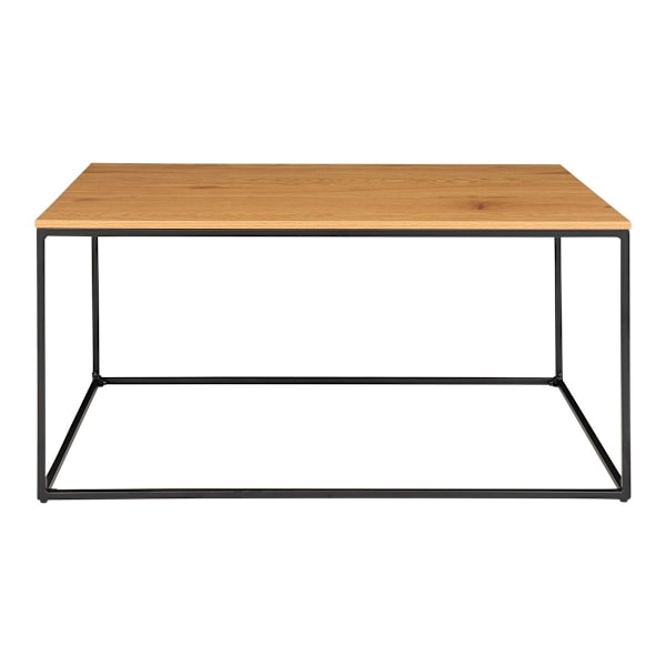 Rootz Vita soffbord - Slank mittstycke - Modernt bord - Oak -Look Finish - Stabil metallram - 60 cm x 90 cm x 45 cm