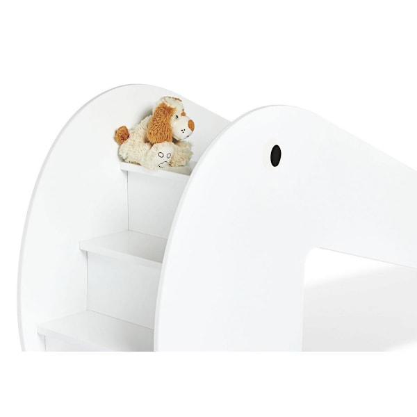 Rootz Indoor Slide Lotta - White Slide - Kids Play Slide - Tilpasbart design - 155 cm x 45 cm x 68 cm