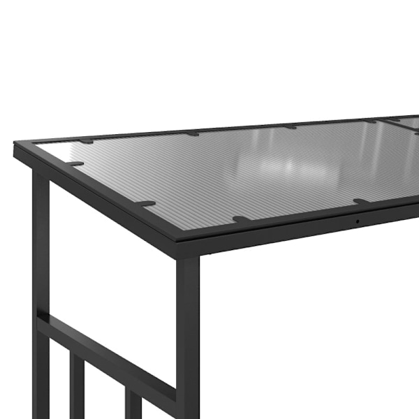 Rootz Vedställ - Vedhållare - Vedförvaring - Stöder 2000 kg - Väderbeständigt lock - 185cm x 62cm x 184cm