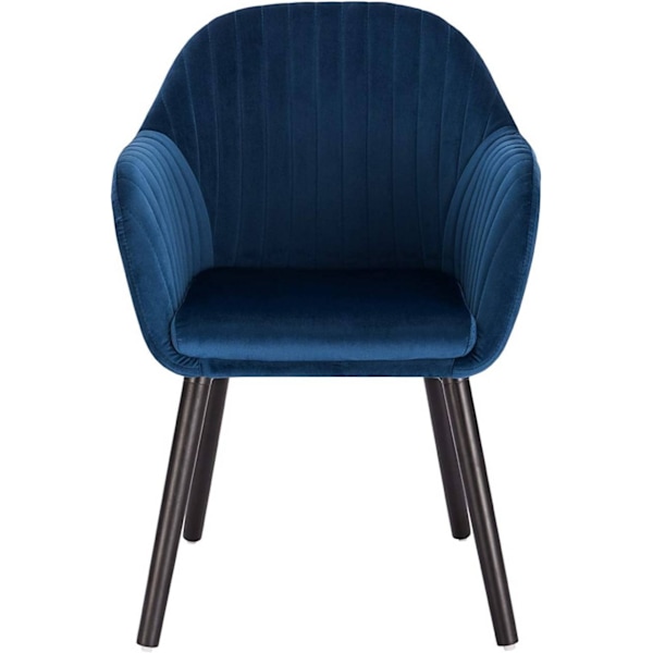Rootz Set med 6 matstolar - Sammetsklädd - Köksstolar - Ergonomiskt stöd - Enkel montering - Hållbar konstruktion - 81cm x 40cm x 40cm