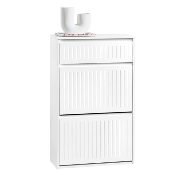 Rootz Shoe Tipper Cabinet - Skoställ - Skoförvaringsorganisator - Mångsidig förvaring - Enkel montering - Slitstarkt MDF-material - 61cm x 100cm x 26c