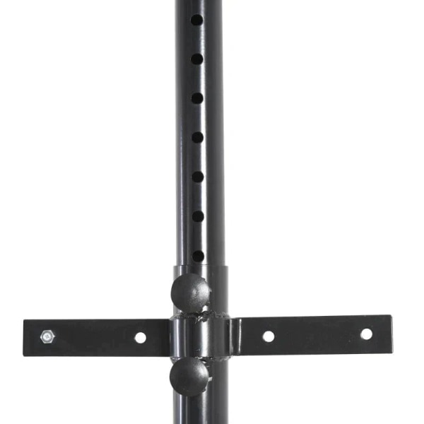 Rootz Boksesækholder - Vægholder - Boksesæk Sandsækholder - Højdejusterbar - Sort - 40cm x 63cm x 57-81cm