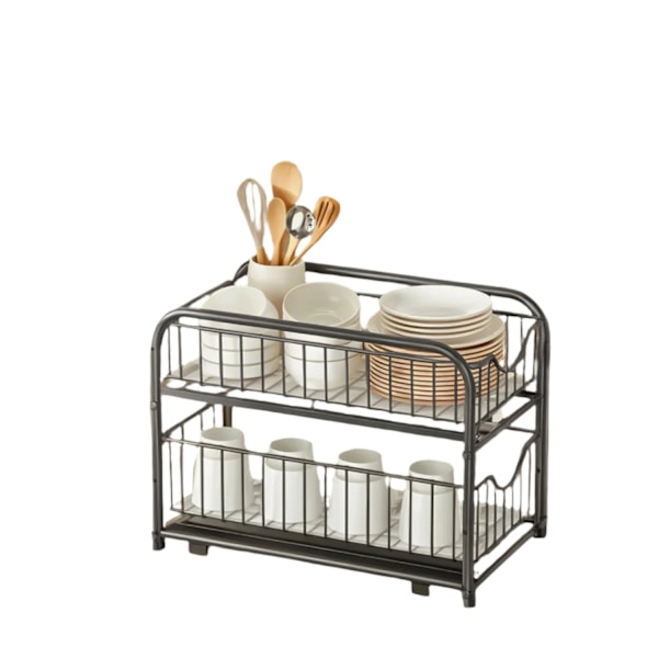 Rootz Kitchen Organizer Shelf - Order System - Space Saver - Max 10 kg Load - 21cm x 36,5 cm x 33,7 cm
