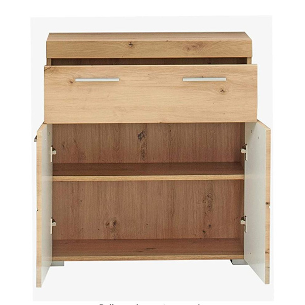 Rootz Badrumsskåp - Skåp - Högblank - 73 x 79 x 31 cm White High gloss