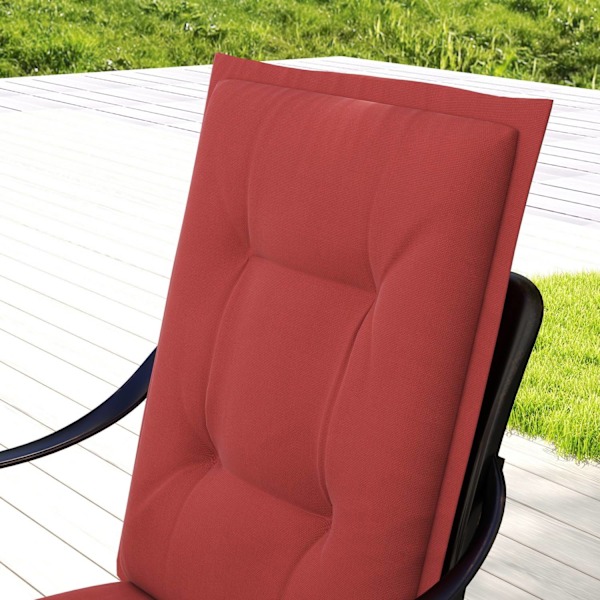 Rootz 4 -styckesstolkudde - stolkudde - utomhusdyna - UV -resistent - 108 cm x 50 cm x 5 cm