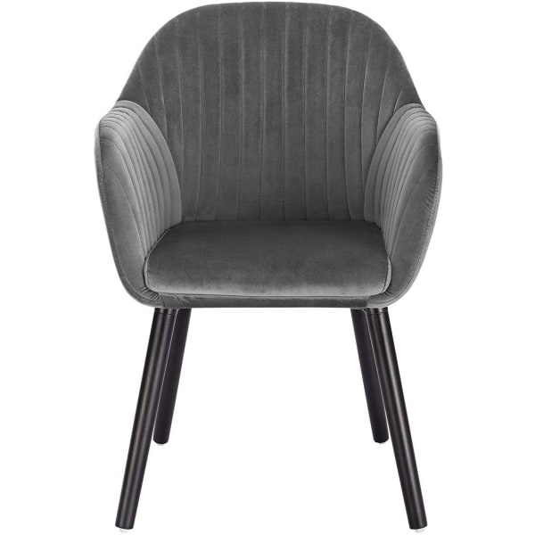 Ergonominen Rootz-ruokailutuoli - Mukavat istuimet - Tyylikkäät huonekalut - Samettiverhoilu - Helppo koota - Tukee jopa 120 kg - 81 cm x 40 cm x 42 c