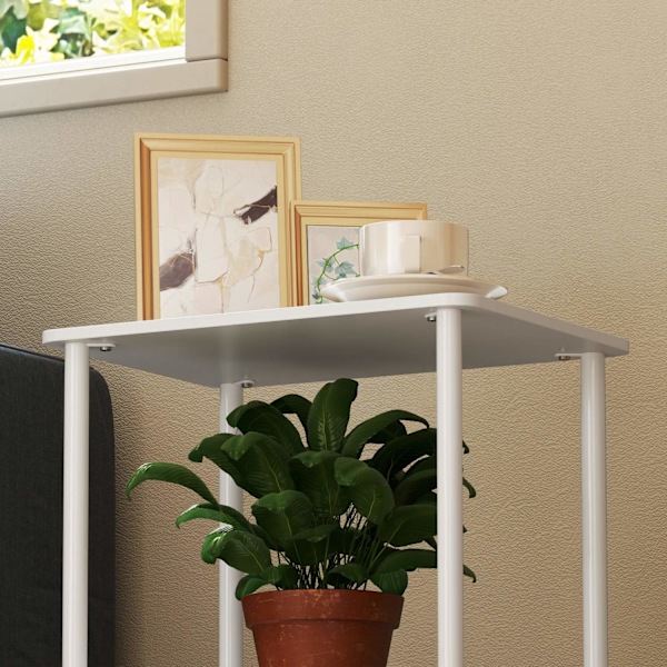 Rootz 2 Tier Side Table - Accent Table - soffbord - Extra förvaring - 40 cm x 30 cm x 52,2 cm