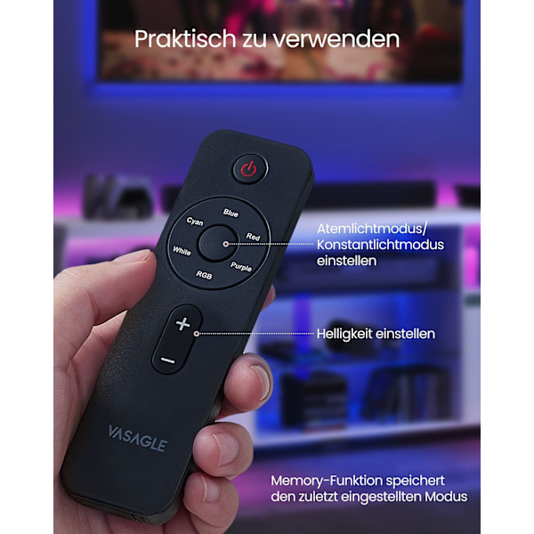 Rootz White TV-taso - Viihdekeskus - Mediakonsoli - Lastulevy - Karkaistu lasi - 40 cm x 160 cm x 60 cm - 37,2 kg - 40 kg Pöydän enimmäiskuormitus - 9