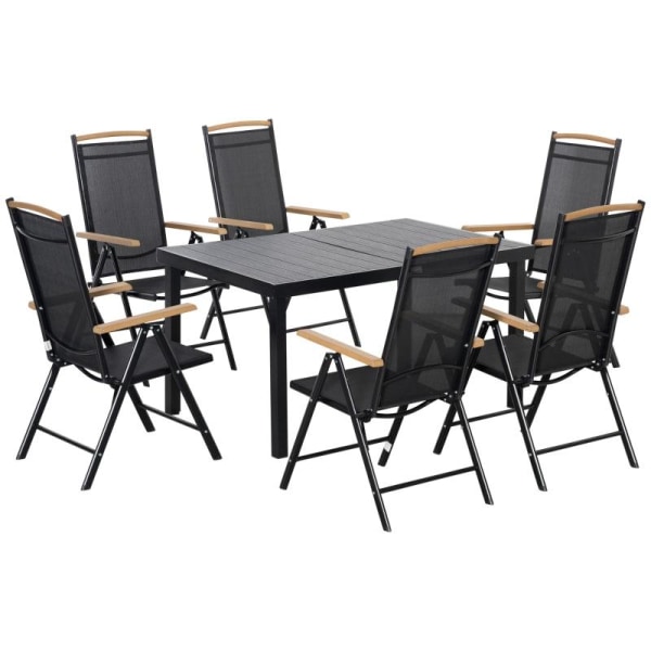 Rootz Hopfällbar Sittgrupp - Balkongset - Balkongmöbler - 1 bord