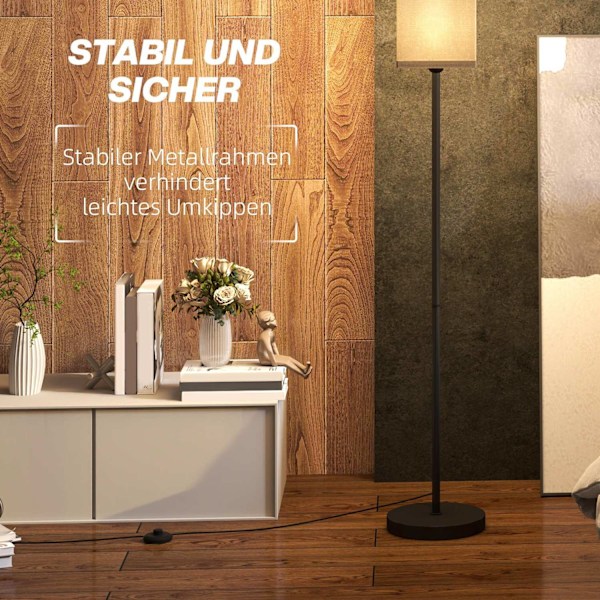 Rootz Modern Floor Lamp - Belysning fixtur - Illumination Stand - Fotomkopplare bekvämlighet - 25ø x 161,5H cm