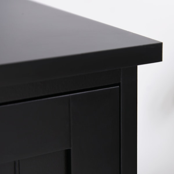 Rootz Kitchen Buffet - Moderne skab - Sort opbevaringsenhed - Moderne elegance - 60L x 30W x 123H cm