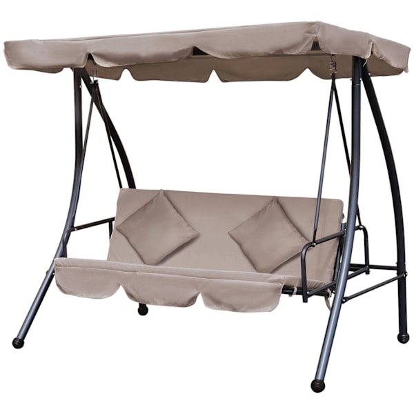 Rootz Hollywood Swing med liggende funktion - udendørs sofa - Patio seng - Høj komfort - 200 cm x 125 cm x 170 cm
