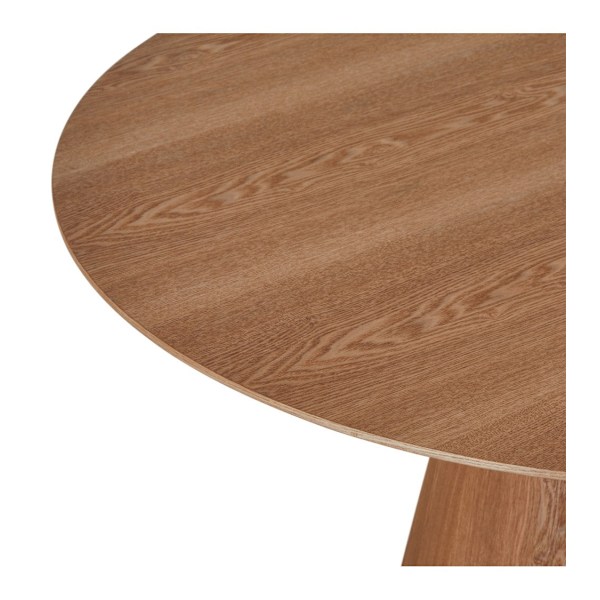 Matbord Rootz - Runt bord - Köksbord - MDF och faner - Elegant design - Utrymmeseffektivt - Stabilt och robust - 120cm x 120cm x 76cm
