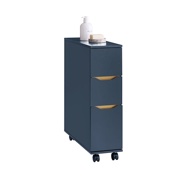 Rootz Rolling Neache -hylly - Mobile Storage Cart - Gap -järjestäjä - 14,2 kg: n kuorma - 20x70x60cm - Ihanteellinen tiukkoihin tiloihin ja helppo lii