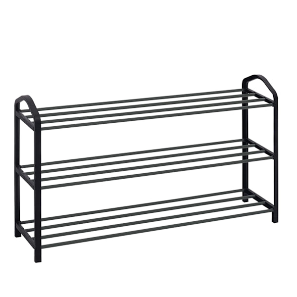 Rootz Skoställ - Skoställ - Skoförvaring - Skoorganisator - Skohylla - Skohållare - Skodisplay - Svart - 79x19,5x45cm